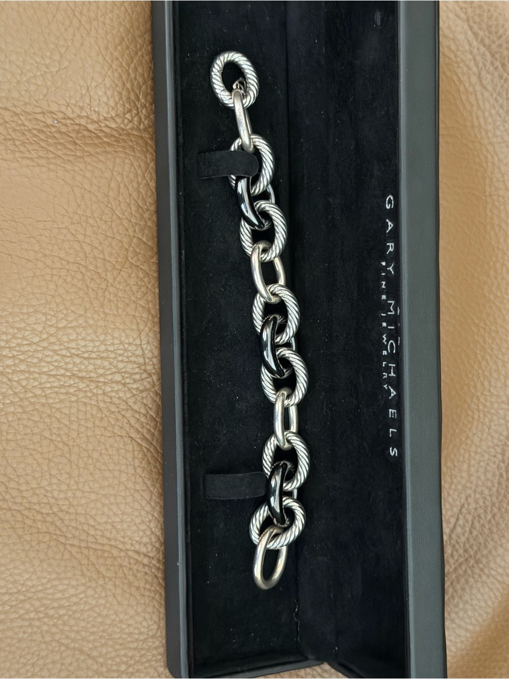 David Yurman Silver Cable Link Bracelet - Picture 3 of 4